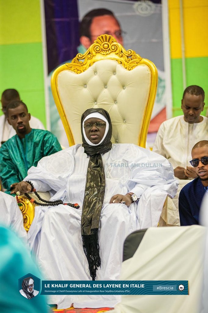 taaru_ahloulahi's tweet photo. LE KHALIF GÉNÉRAL DES LAYENES EN ITALIE 🇮🇹

Voici quelques photos prises à l'occasion de la visite du Khalif des Layènes Seydina Mouhamadou Lamine Lahi. Et ce, dans le cadre de l'inauguration de Keur Seydina Limamou Lahi à Brescia 🤍✨

#Taaruahloulahi #Italie #Brescia https://t.co/p83ObsSptH