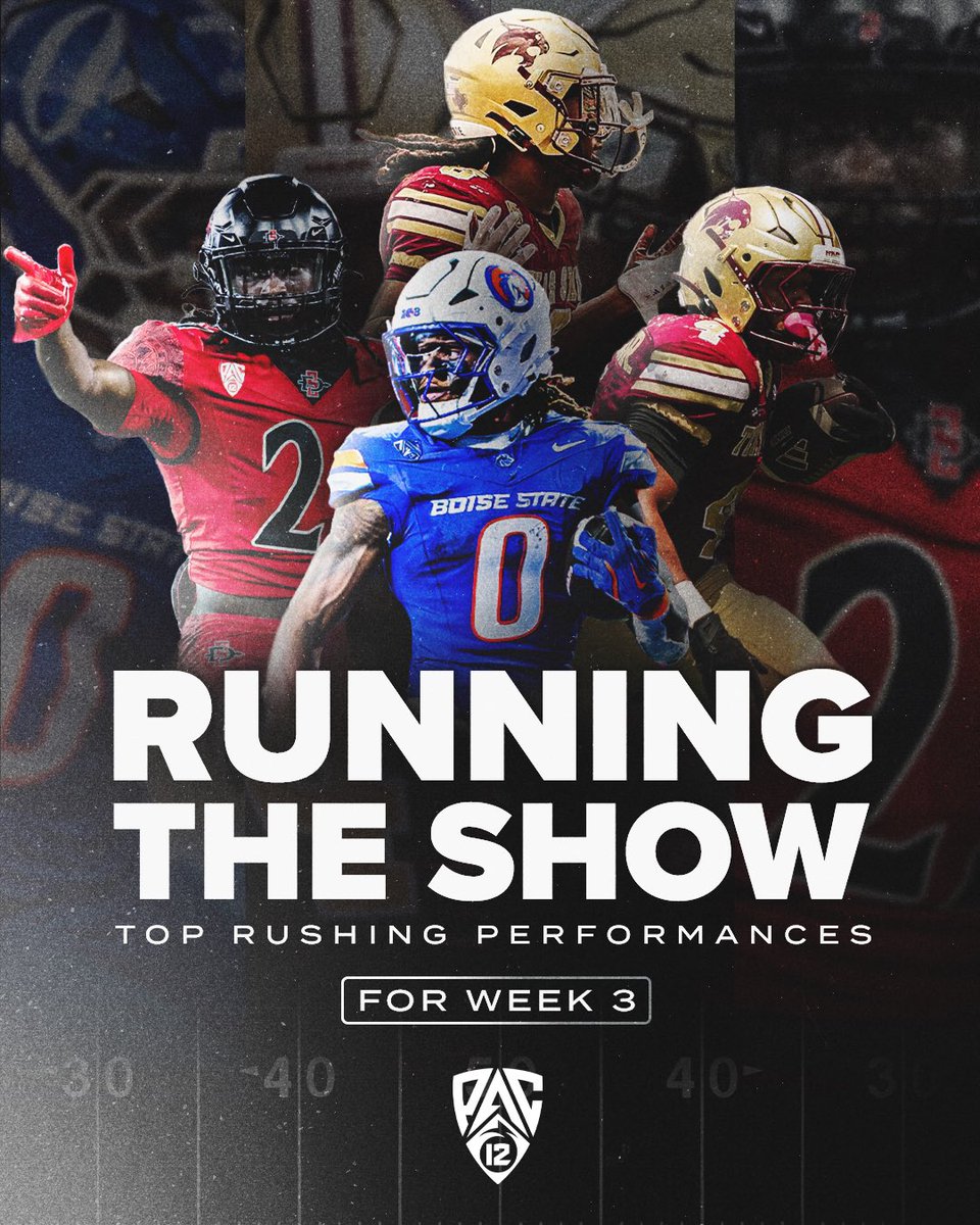 pac12's tweet photo. running the show in week 3 💨 https://t.co/v1FLW2gFy6