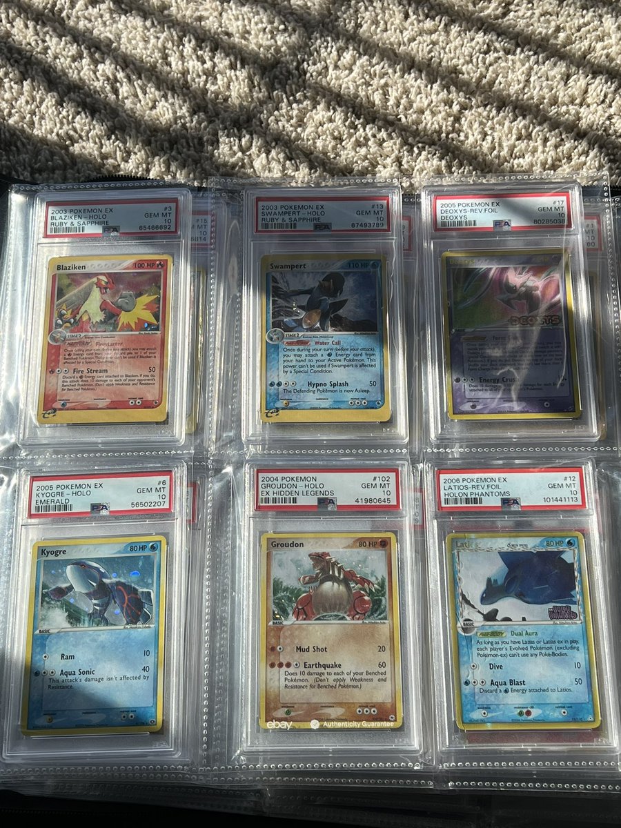 poke_roc's tweet photo. Who’s buying low pop ex era?? HMU @BUYSELLTRADETCG @JoeyZaddy @KrabbyKollects https://t.co/o79czVEK6k
