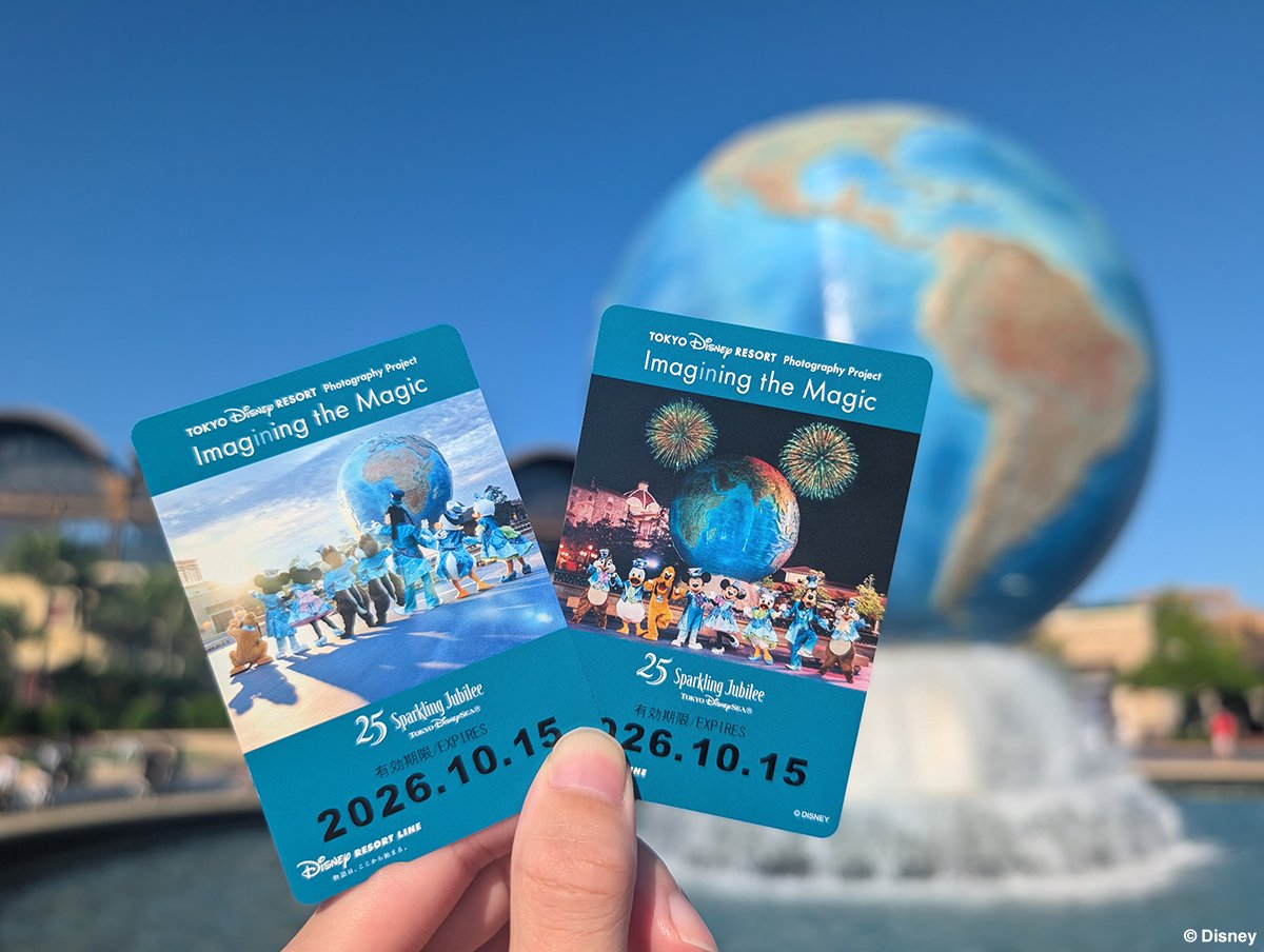 TDR_PR's tweet photo. ディズニーリゾートラインでは、東京ディズニーリゾート®・フォトグラフィープロジェクト「イマジニング・ザ・マジック」デザインのフリーきっぷ10種類を10月15日から順次販売します🎶
 
くわしくは
https://t.co/2h9EPAUIQZ https://t.co/MtsGtXThMg