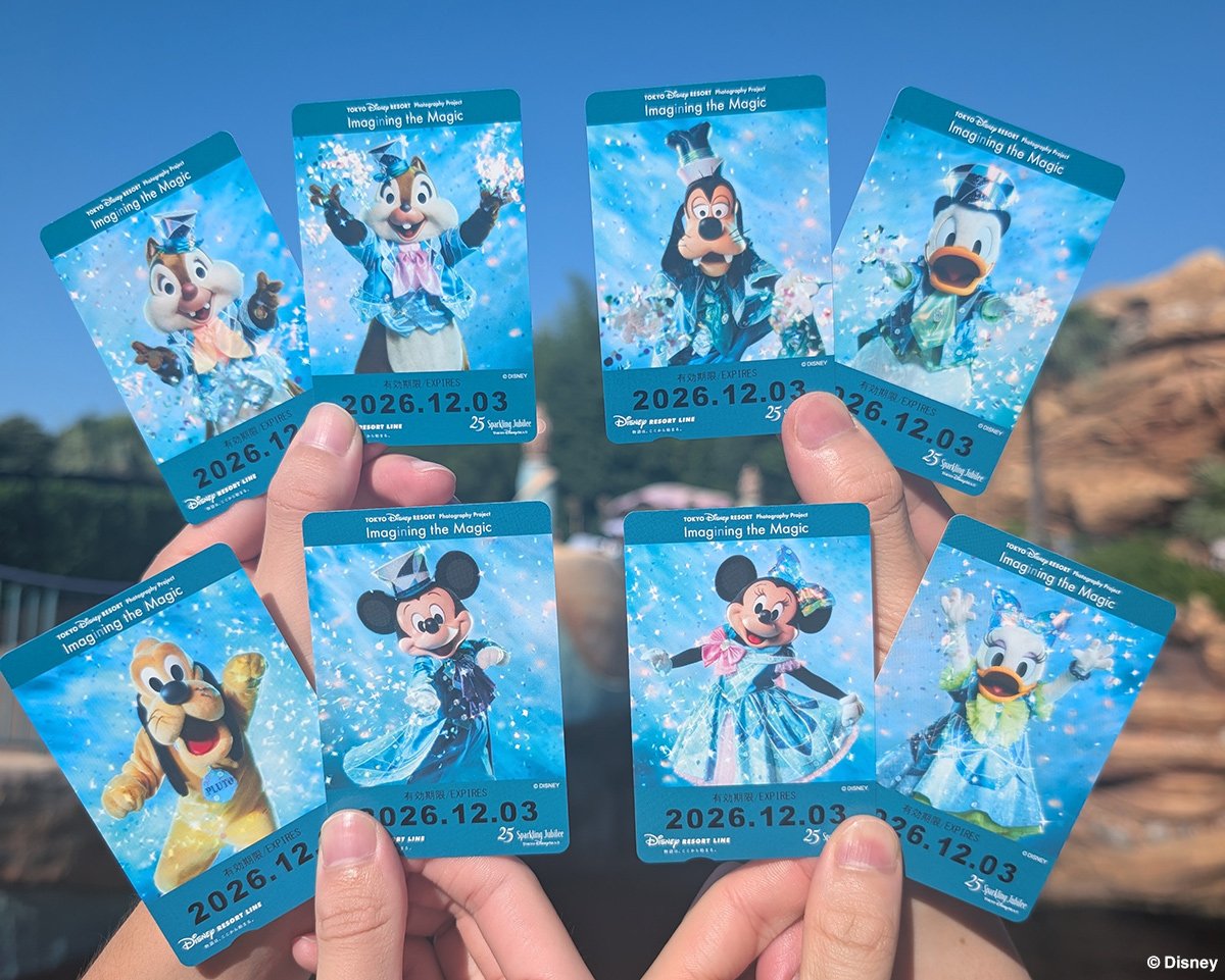 TDR_PR's tweet photo. ディズニーリゾートラインでは、東京ディズニーリゾート®・フォトグラフィープロジェクト「イマジニング・ザ・マジック」デザインのフリーきっぷ10種類を10月15日から順次販売します🎶
 
くわしくは
https://t.co/2h9EPAUIQZ https://t.co/MtsGtXThMg