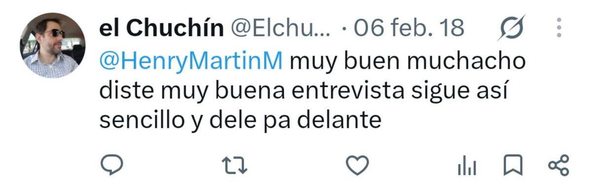 Elchuchin3030's tweet photo. @HenryMartinM Lo dije hace años antes de que llegaras al ame 😉 https://t.co/zj1hr2NC9C