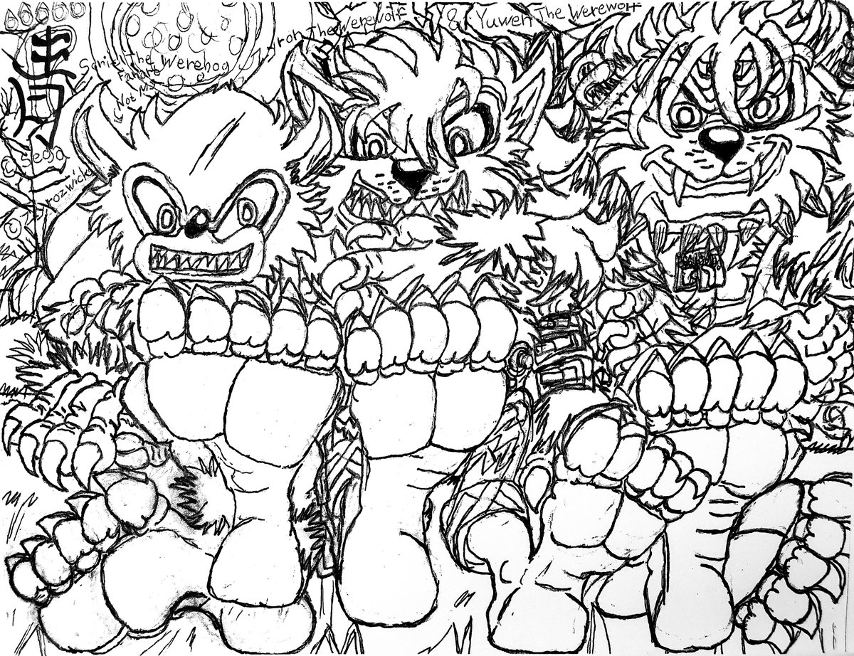 Zwerehogtoes's tweet photo. Werehog Wednesdays Trio Feet WIP๐บ๐ฃ๐#WerehogWednesdays #SonicTheWerehog #WerehogSonic #SonicUnleashed #ZyronTheWerehog #Werehog #ZuwenTheWerehog #SonicTheHedgehog #Sketch #Footfetish #Malefeet #Furryfeet #Furry #Barefoot #Kinktober #Furry #Bara #Sweatyfeet https://t.co/b7RAiqB9C2