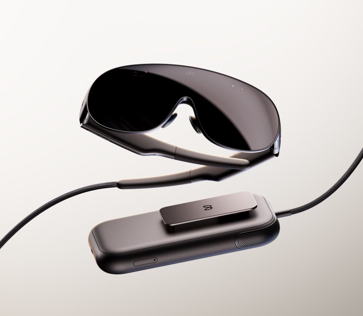 NandaVardhan's tweet photo. Meta announced VR Glasses: 100g headset, 5K micro-OLED, IMAX certified. $1,299 spring 2027.

• Snapdragon Reality Elite
• Dolby Vision/Atmos
• 3D Disney+, 100+ live sports/yr
• 75+ gesture games, Xbox Cloud
• Hologram calling https://t.co/jlSpp79PZA