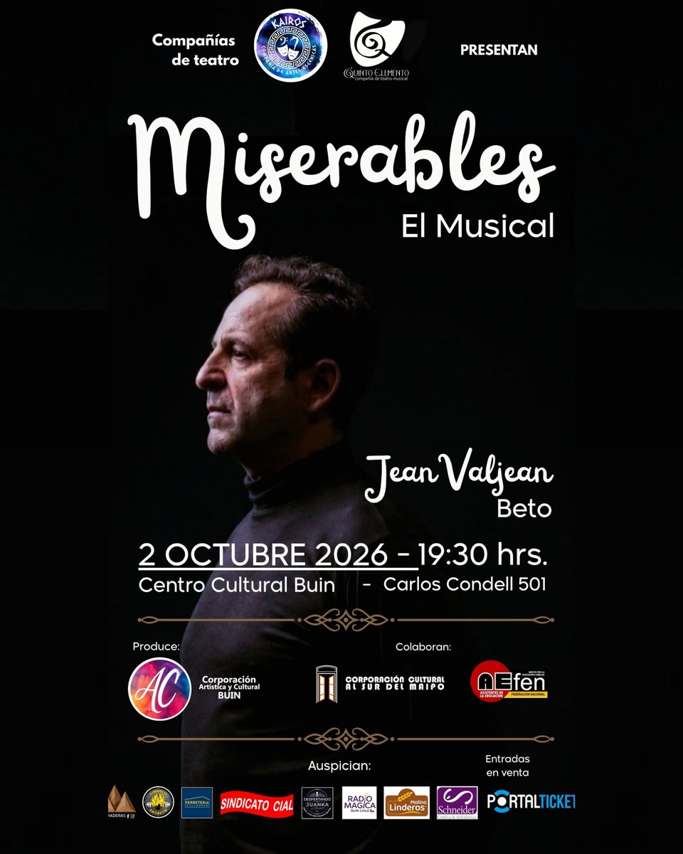 manuelgranpez's tweet photo. MISERABLES, el musical https://t.co/PA6udFnJoi