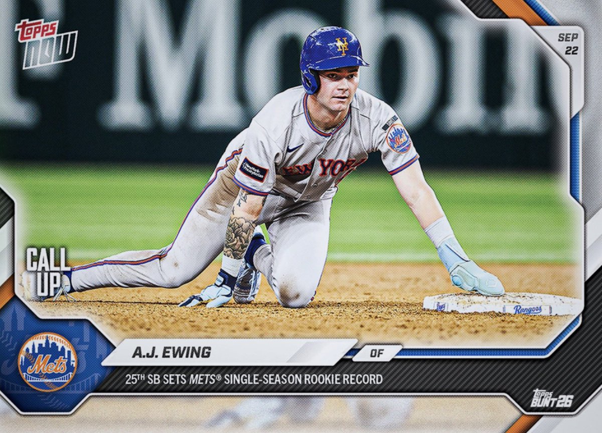 toppsstars's tweet photo. #LGM rookie stolen base leaders! Rather interesting list actually! #Topps #ToppsNow #ToppsBunt https://t.co/bVE6yzyfX8