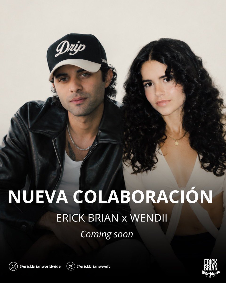 Erickbrianwwofc's tweet photo. Algo nuevo está por comenzar. ✨🎶

Wendi se prepara para dar un nuevo paso en su camino musical con su primera colaboración, y lo hará junto a Erick.❤️‍🔥

WENDI × ERICK BRIAN
Próximamente… 🔥

#Wendi #ErickBrian #NuevaMusica #ComingSoon #NewMusic @ErickBrianColon https://t.co/RFJHtnESzR