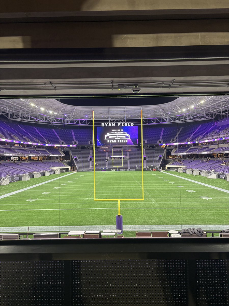 Aanyavgupta's tweet photo. Some views from the new Ryan Field https://t.co/Dw8UeXtib0