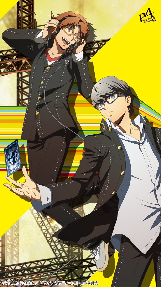rainglazelily's tweet photo. yosuke's posed like a moe anime girl here leg up and everything https://t.co/0cAPTSSKxh