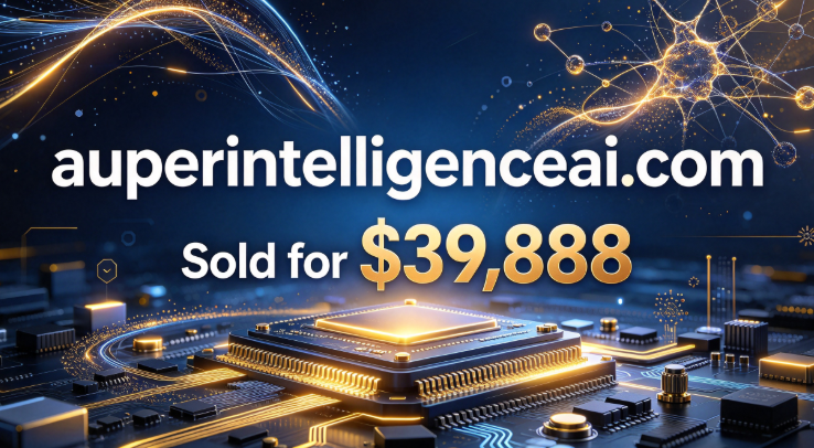 DomainNews24's tweet photo. Domain Sold!
💰auperintelligenceai. com Sold for $39,888
🛒Sold via Afternic
🗓️September 23, 2026
This domain is well-suited for building websites for large AI model developers, smart technology enterprises, overseas AI startups, and providers of artificial intelligence solutions.