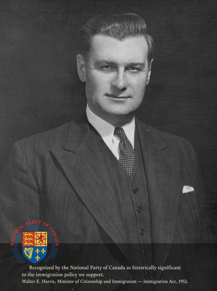 CanadianNati's tweet photo. The National Party of Canada proposes ending the points based immigration system and returning to pre-1967 selection: discretion by ethnic and national origin.

Close the gate. Eligible pool: post-1967 intake with no marriage link to an ethnic Canadian. Deport the newest and least compatible. No new admissions until the pre-1967 stock’s birth rate is above 2.1 for an extended period. Only then honour the 1952 Act: Cabinet may limit entry by nationality or ethnicity.

Canada used to choose who joined. Mackenzie King said we select those we regard as desirable future citizens, and even he was a compromising Liberal pragmatist in his time.

1967 did not just drop origin. It made origin the forbidden standard and replaced it with a scorecard. Since then our country’s identity has become as thin as the scorecard criteria.

Restore origin. Close the gate. Raise our birth rate. Then we can discuss immigration again.