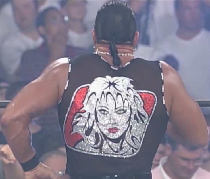 Justin_SofOK's tweet photo. Fascinating time in the history of Macho Man attires. #wcw99 https://t.co/dKTp73tjzL