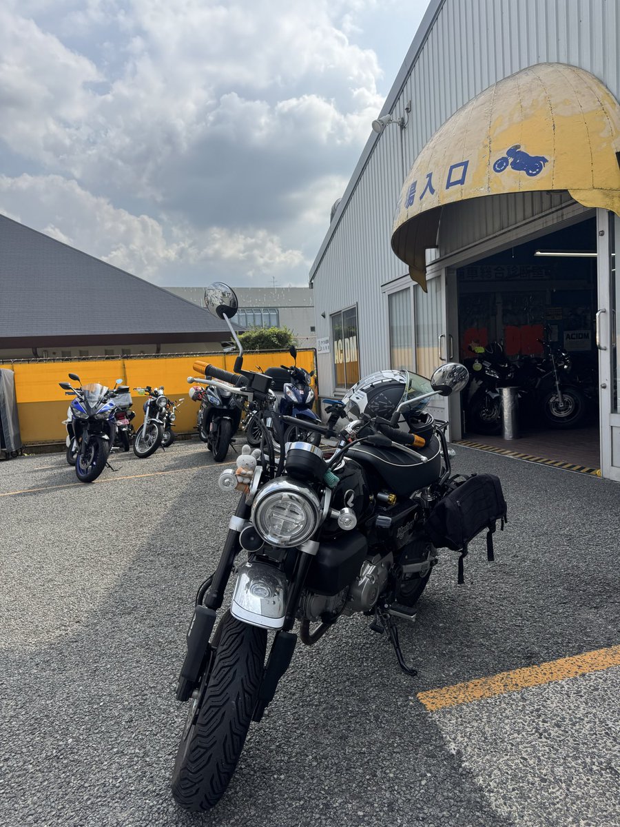 yuji_tnk's tweet photo. 12ヶ月点検🏍️ https://t.co/Wc5MhA5uEd