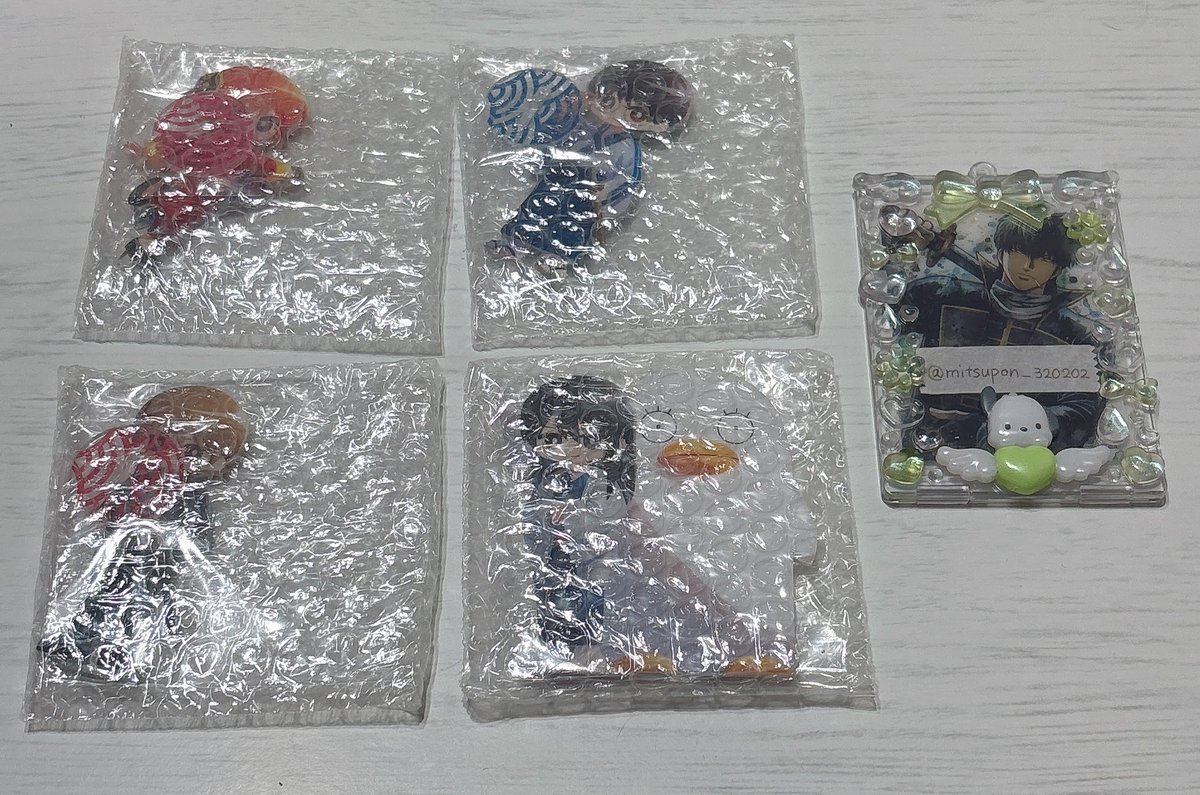 mitsupon_320202's tweet photo. 【譲渡】銀魂 いるすた アクリルスタンド

譲)神楽.☆新八.沖田.桂

求)定価+送料

・無印は☆含む方優先
・PayPay or 銀行振込

検索からもお気軽にお声掛けください🌸 https://t.co/ohdcIEFePA