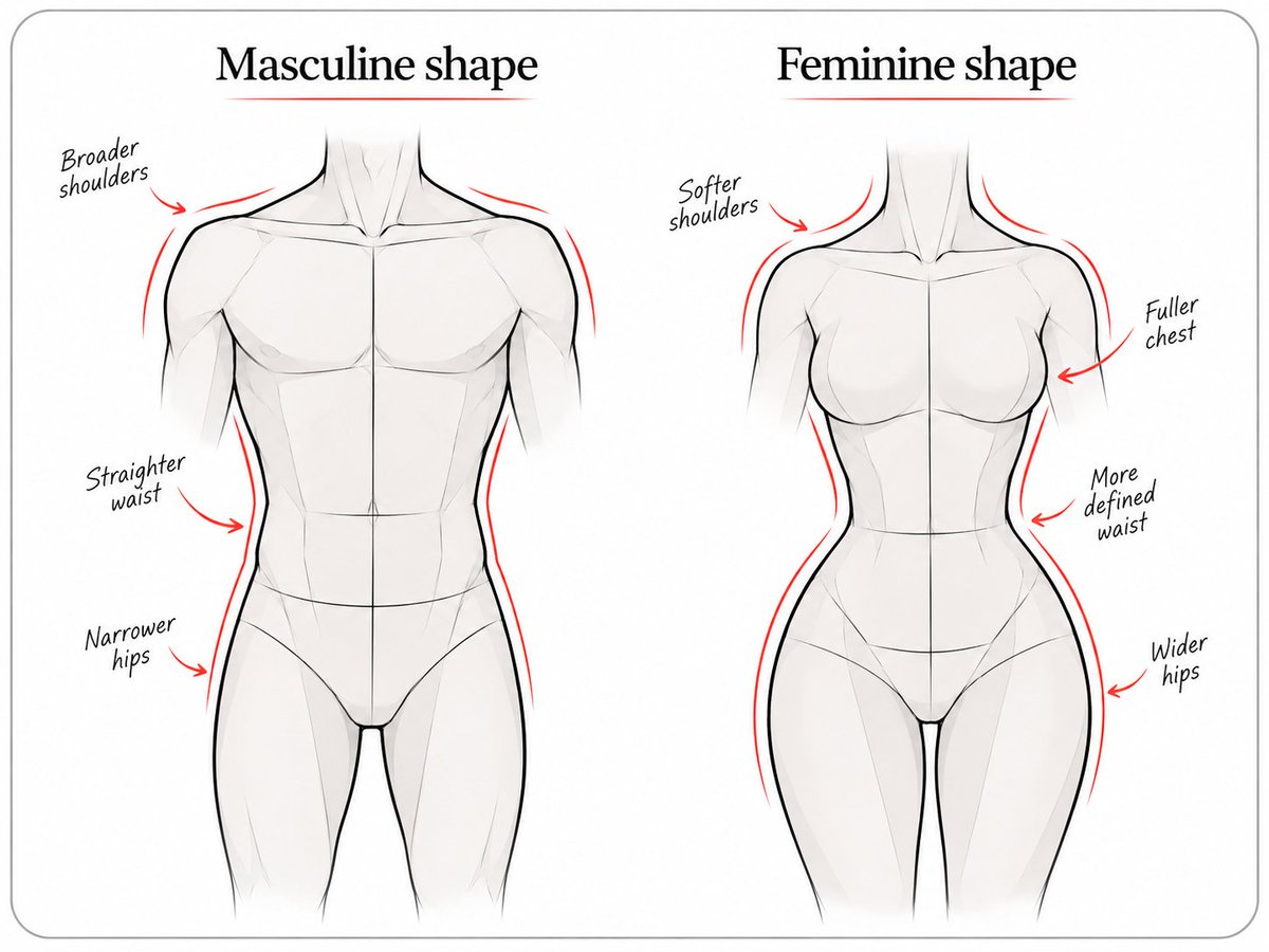 oldmanlux's tweet photo. Male vs Female Body Shape https://t.co/M3KjPgTvbh