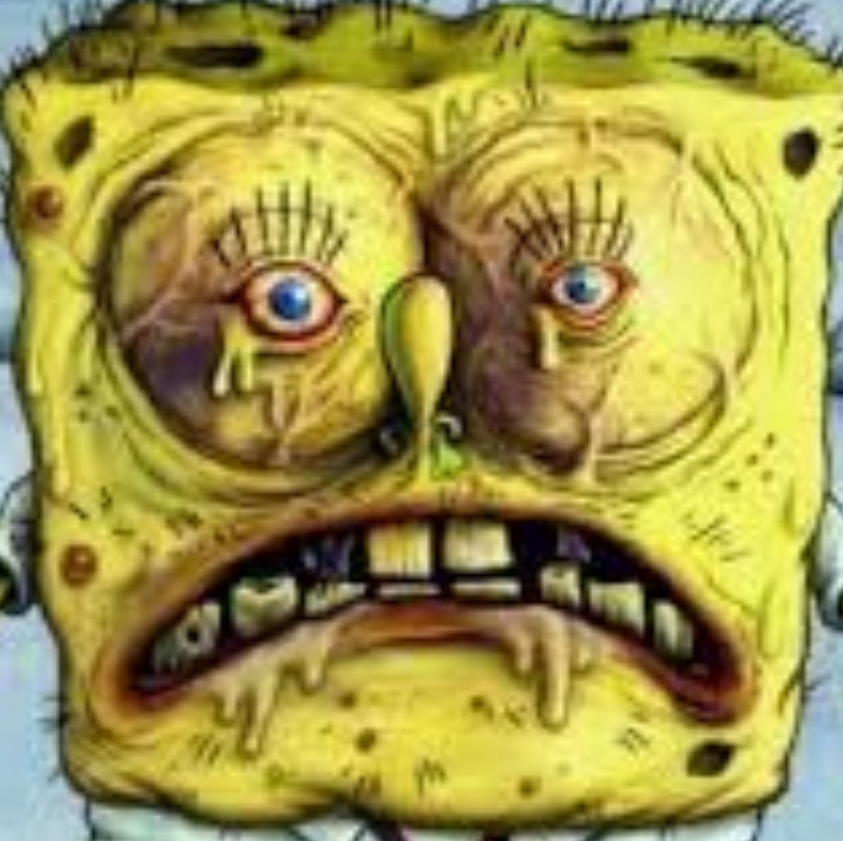 RedHodAgain's tweet photo. I remember that i saw someone calling All-Father's current design something like "Spongebob close up looking face 🥱" and...lmao https://t.co/XsoW7Ycjh9