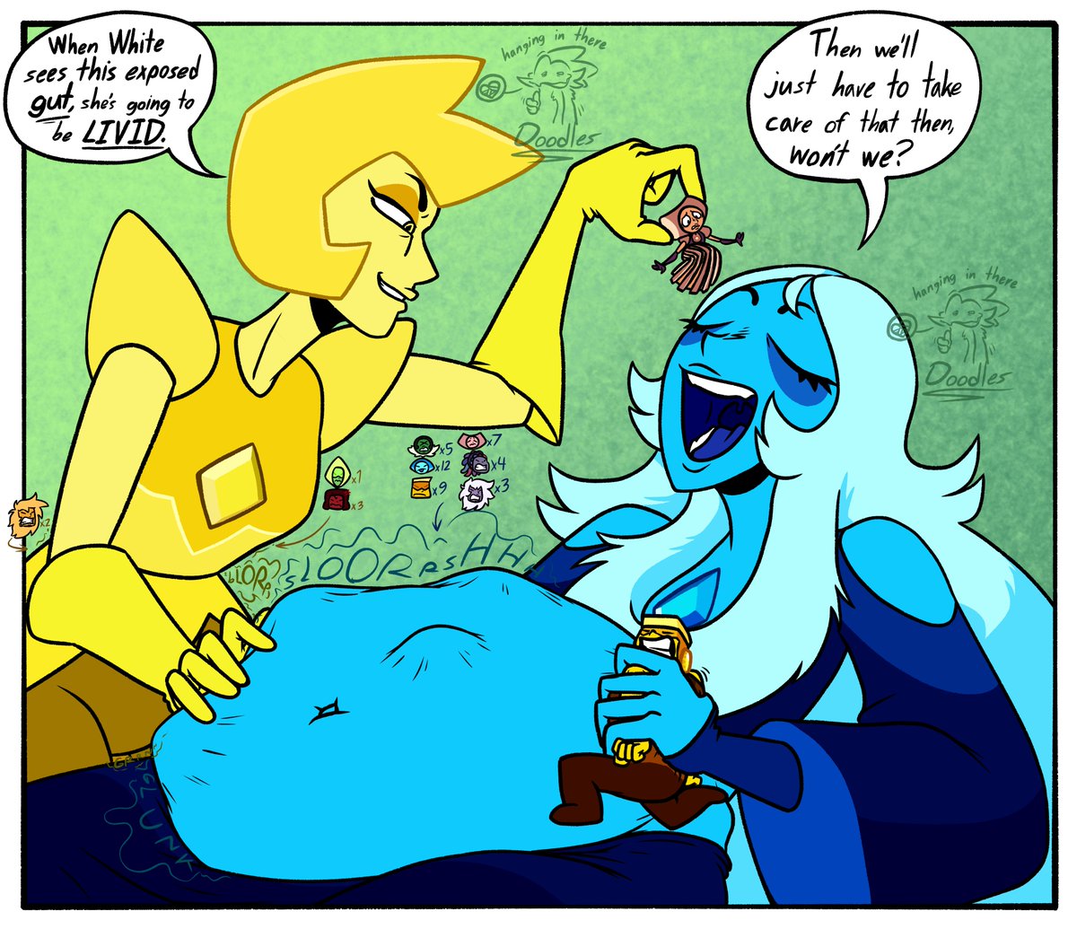 Doodlminium's tweet photo. "Blue Diamonds Munchies"

this one was made made around a month ago, and i got nothin else to say about it! https://t.co/GFjkLev7kt