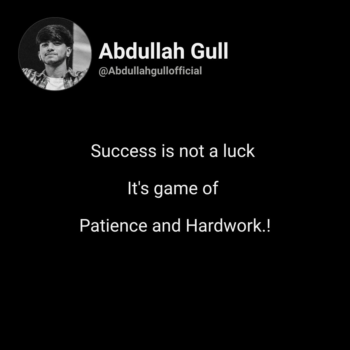 abdullahgulloff's tweet photo. Success isn't handed to you—it’s earned through relentless hustle and staying the course. Trust the process! https://t.co/Rpr5g4BNjL