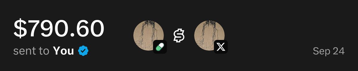 UsePaid's tweet photo. @parafactual $790.60 has been sent to you through X Money from @UsePaid trading fees https://t.co/tNsNoq7HGQ