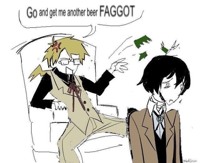 Iceblueyaoi's tweet photo. saw someone who said they didn’t like Kunizai (which is fine) because they didn’t match eachother, but that’s exactly the point. Dazai needs someone more grounding and Kunikida needs someone to keep him from being consumed by his ideals https://t.co/jebFwj8BH6