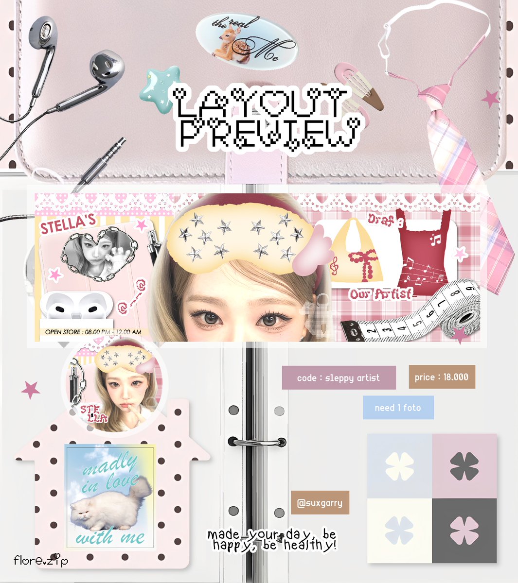 suxgarry's tweet photo. 🪽 . . .  help retweet? arigatou :3 🪼

hay! 👋🏻 ada yang cari layout ready stella hearts2hearts? yuk bisa take punya ku 🥣🍥 ada chibi &amp; non chibi only 18.000 each all free retext yaa sweetheart >____< 🍧

tag › leot #bealanja https://t.co/EMJ0psYJtm