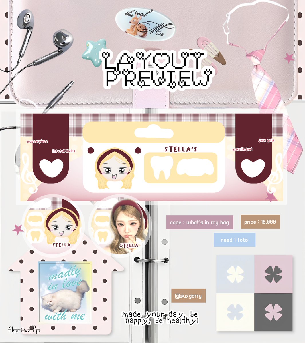 suxgarry's tweet photo. 🪽 . . .  help retweet? arigatou :3 🪼

hay! 👋🏻 ada yang cari layout ready stella hearts2hearts? yuk bisa take punya ku 🥣🍥 ada chibi &amp; non chibi only 18.000 each all free retext yaa sweetheart >____< 🍧

tag › leot #bealanja https://t.co/EMJ0psYJtm