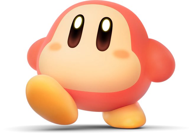 randomwadledee's tweet photo. im just a regular waddle dee taking a walk https://t.co/e1KK1InSQd