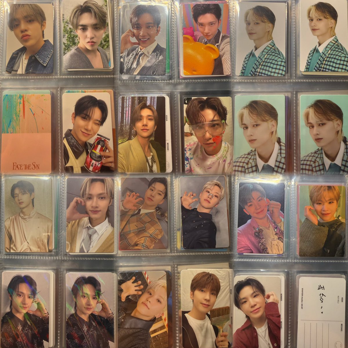 S6bm7's tweet photo. SEVENTEEN セブチ トレカ 交換 過去物 買取 スンチョルジョンハンジョシュアジュンホシウォヌウジミンハオミンギュドギョムスングァンバーノンディノ

譲▶︎画像のもの

求▶︎ジョンハン、ジュン、買取
     ENHYPENジョンウォン、ジェイ

郵送希望📮
お気軽にお声かけください🙇‍♀️ https://t.co/O6Rl7JCI4S