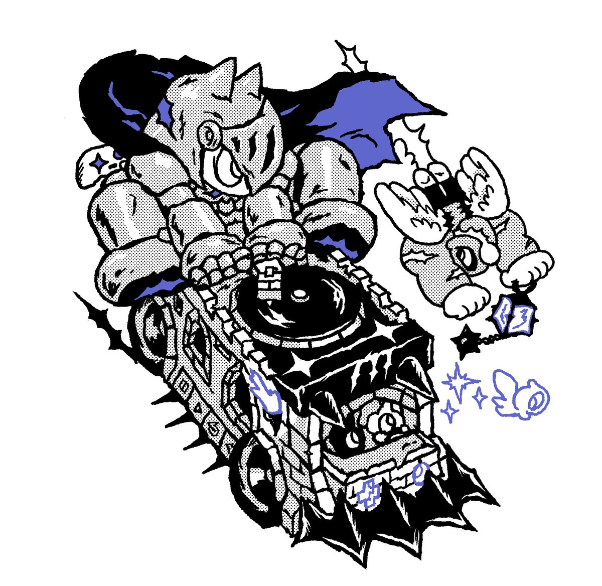 PURPLACE_'s tweet photo. Castle Beat Bus!! keep running!!

#イラスト
#創作
#スケッチ https://t.co/HA95rROKap