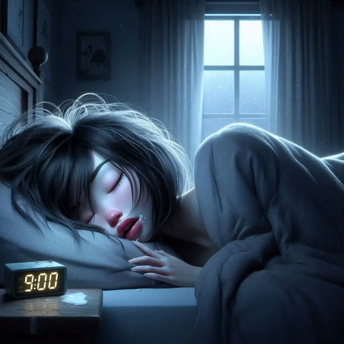 EmeldaBeans's tweet photo. 🌫❄️ YUCKY GLOOMY JANUARY - DAY 29

• Oversleeping because it's still too dark

#Yucknuary26 https://t.co/O3AtG23kXh
