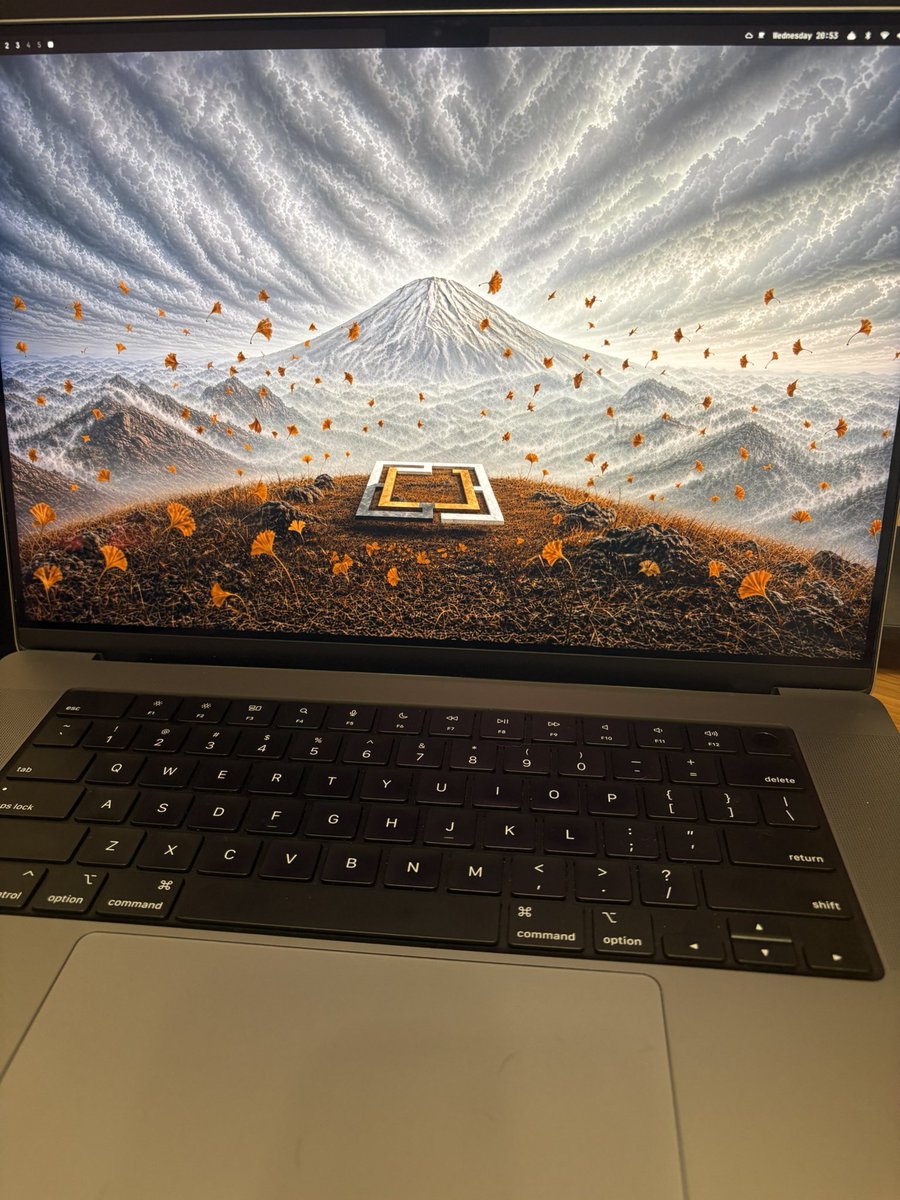 jamesbrock72's tweet photo. My M1 Pro on Omarchy steroids. New life! @OmarchyMac https://t.co/KpN7hQSCwL