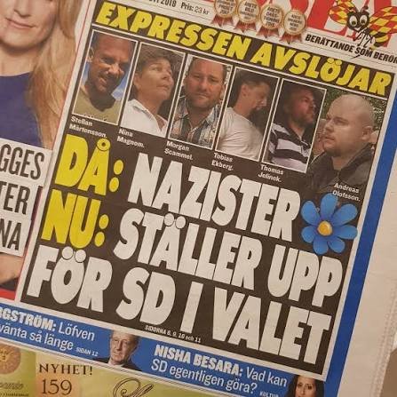 JonasKarlbukip's tweet photo. @Simsalladbim @MagnusRanstorp Sverigedemokraterna hade en nazist som stred för Adolf Hitler i partiet
Det var på 1980-talet 👈
Sverigedemokraterna bjöd in en nazist på möte
Det var på 1990-talet 👈
Sverigedemokraterna hade 200 nazister på sina valsedlar
Det var i valet 2022 👈
Sverigedemokraterna leder ligan https://t.co/nTl9Y2y3c6