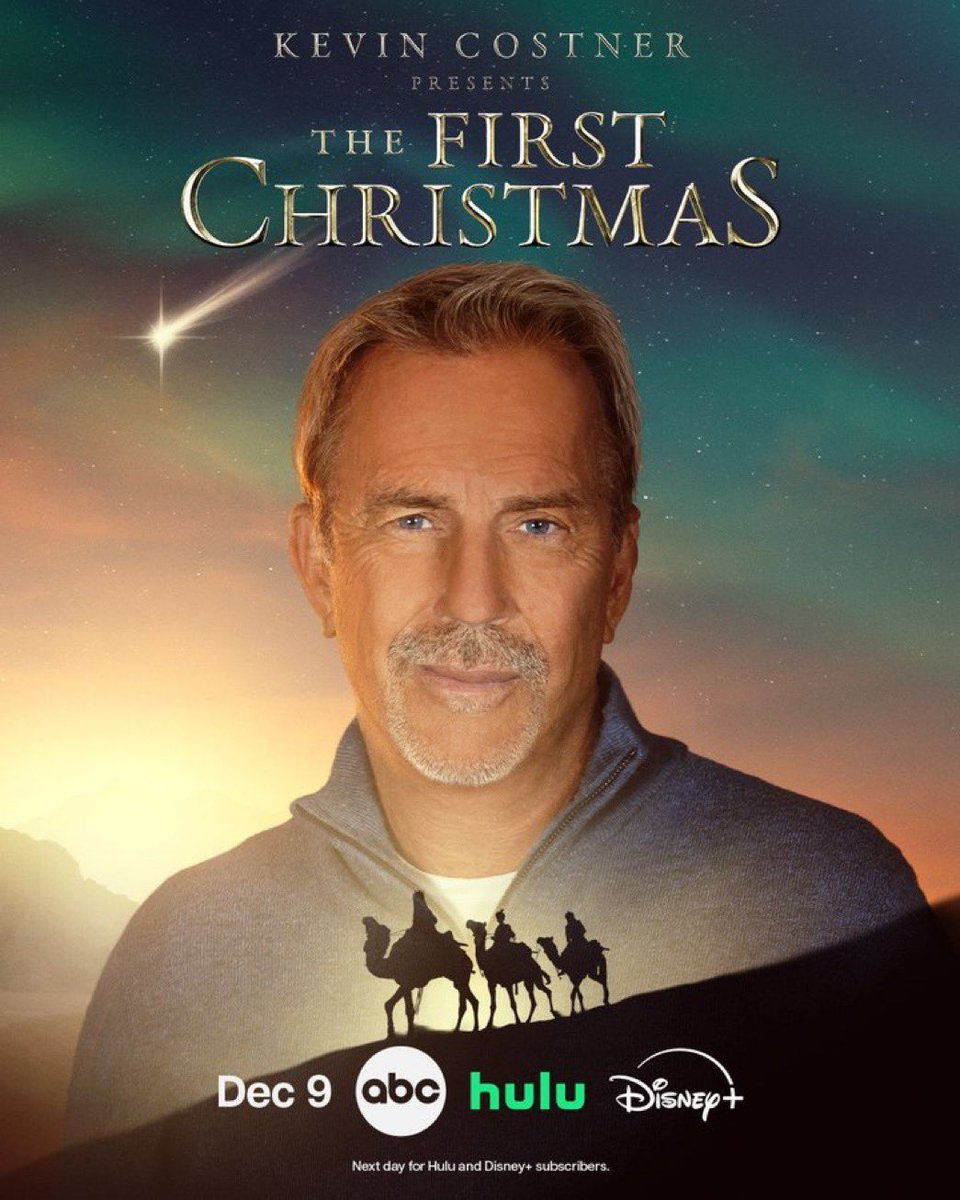 modernwest0167's tweet photo. story of faith, resilience, and a miracle. A story like none other.
Kevin Costner Presents: #TheFirstChristmas airs next Tuesday at 8/7c on @ABCNetwork.
Next day on @hulu and @DisneyPlus https://t.co/V07SGLIhyL