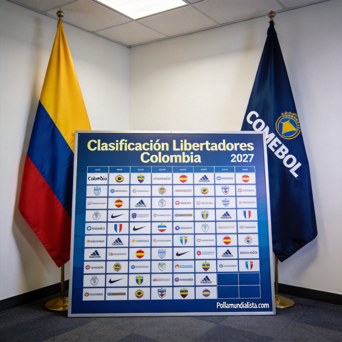 pollamundialist's tweet photo. Actualización de la clasificación de clubes colombianos para la Copa Libertadores 2027. ¿Qué equipos ves con más opciones de clasificar al torneo continental? Sigue la conversación futbolera en https://t.co/KabiXx0YUx. #Libertadores #CopaLibertadores https://t.co/5nH8A8jpsa