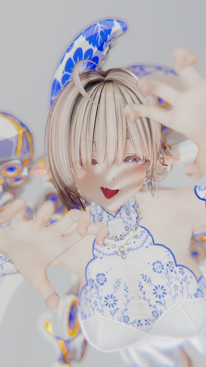 suuu_VRC's tweet photo. べ～ #蠱惑のミダリス https://t.co/zfKHnsfZHk