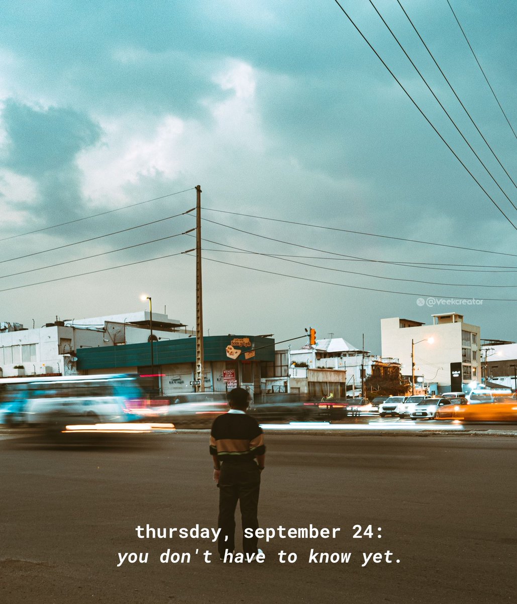 Veekcreator's tweet photo. thursday, september 24... https://t.co/MRUaYcFw0L