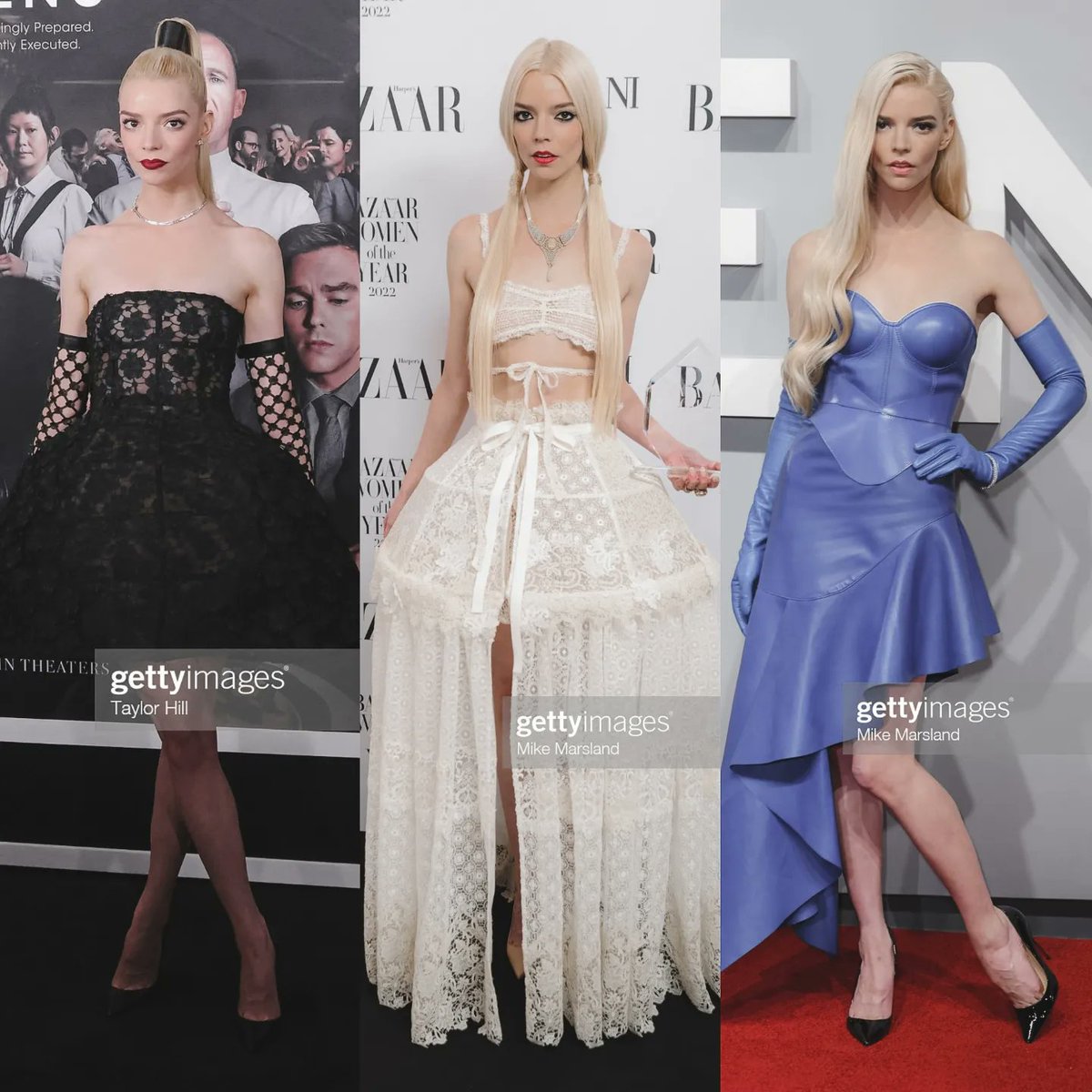WallaceMorloq's tweet photo. Anya Taylor-Joy ↠ Recent Style Lookbook {📸 credit: gettyimages, dm for credit or removal}... @anyataylorjoy #anyataylorjoy #anyataylorjoyedits #anyataylorjoyedit #lookbook #alexandermcqueen #patbo #nensidojaka #magdabutrym #schiaparelli https://t.co/ewSBq5HU11