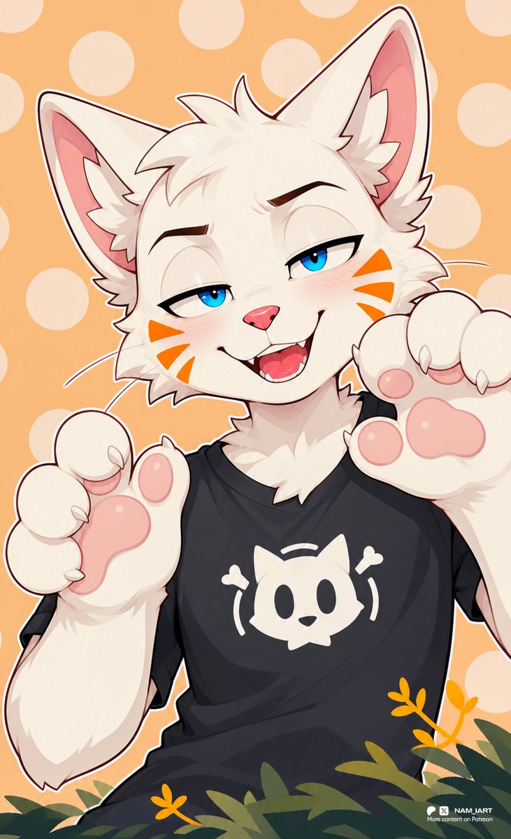 Nam_IArt's tweet photo. Meowww!! 🐈🌞
#furry #furrycat #cat #furrymale #aiedits https://t.co/NwhXTchdez