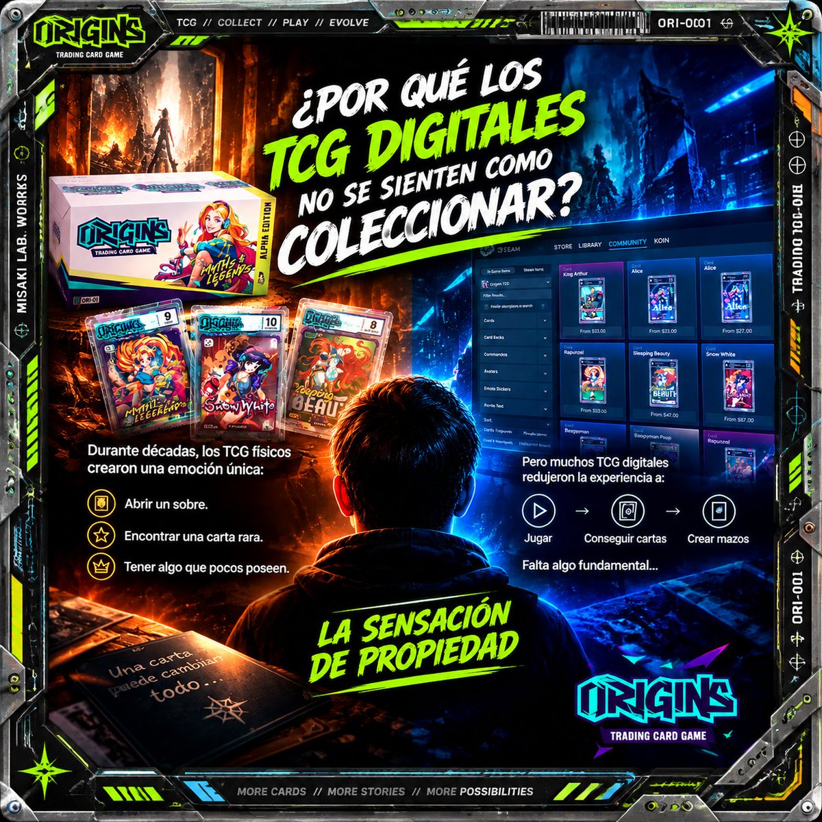Vegakis's tweet photo. 🇪🇸 Del sobre al píxel 📦➡️💻
¿Por qué nadie presume de sus cartas digitales?
@origins_tcg #TCG https://t.co/sTW8se0u1w