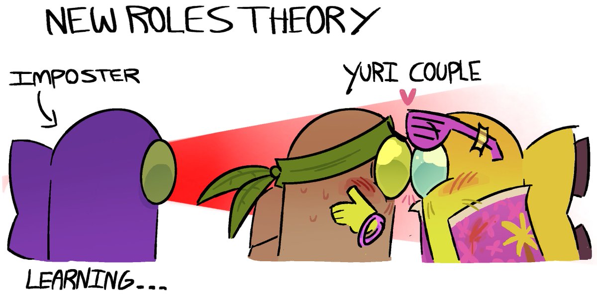 Inktheinkling_'s tweet photo. #amongus #amongusart #amongusroles https://t.co/3e2qduLNxY
