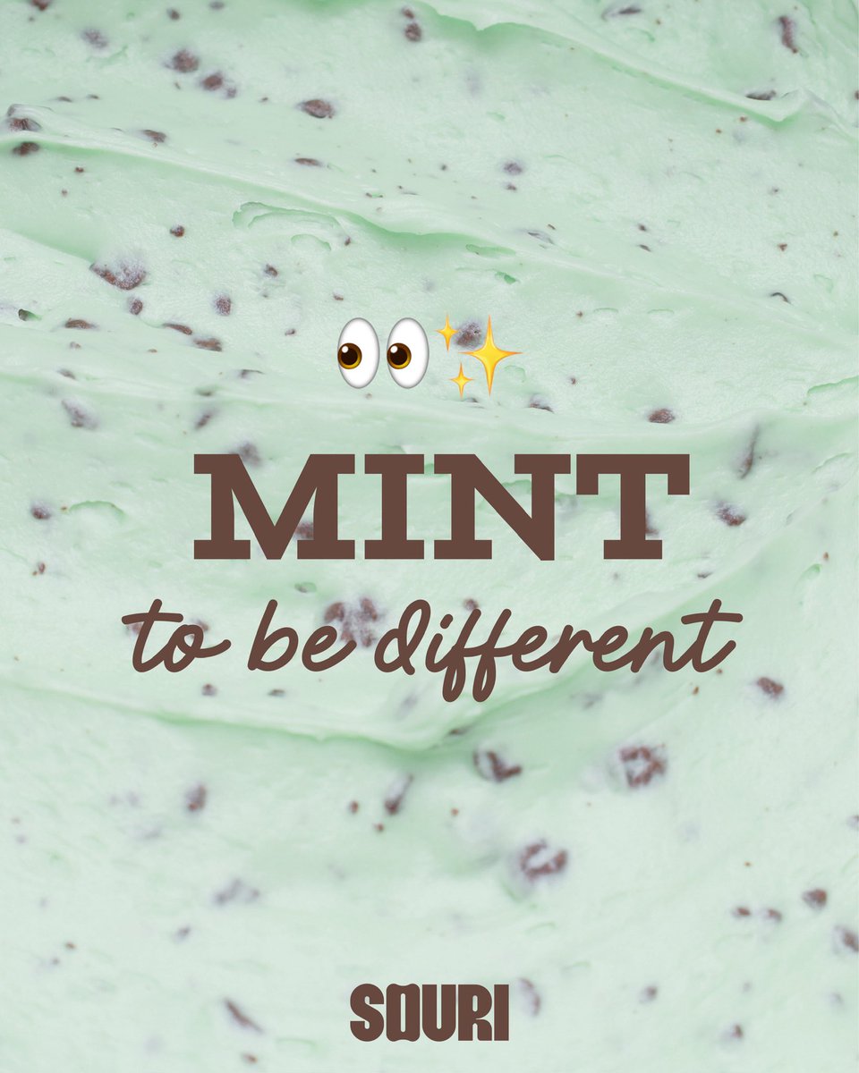 souri_bkk's tweet photo. มิ้นต์ช็อกที่หลายคนชื่นชอบ 🌿🍫 ครั้งนี้ SOURI หยิบมิ้นต์มาเป็น Element เติมลงในขนมหลากหลายรูปแบบให้ได้สัมผัสมิ้นต์ในแบบที่แตกต่างกว่าที่เคย
 
MINT TO BE DIFFERENT
25.9.2026
 
#SOURI #SOURIBKK #SOURIElemint https://t.co/49QqtQsXC9