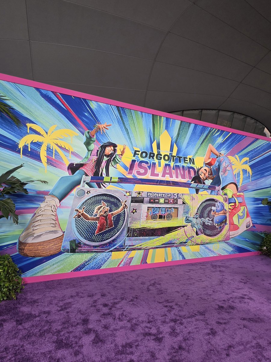 DiscussingFilm's tweet photo. DreamWorks’ ‘FORGOTTEN ISLAND’ is the first film to host its world premiere at the Lucas Museum of Narrative Art in LA. https://t.co/rfkLcTkwwg