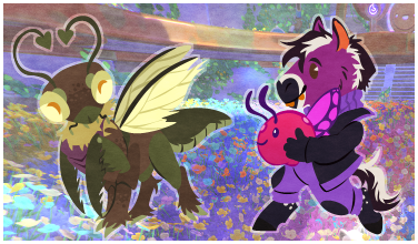 slimeulations's tweet photo. wanna post my pinned guys just by themselves because i do love my sonas and do think they both came out very cutes https://t.co/XvDcSsI9KA