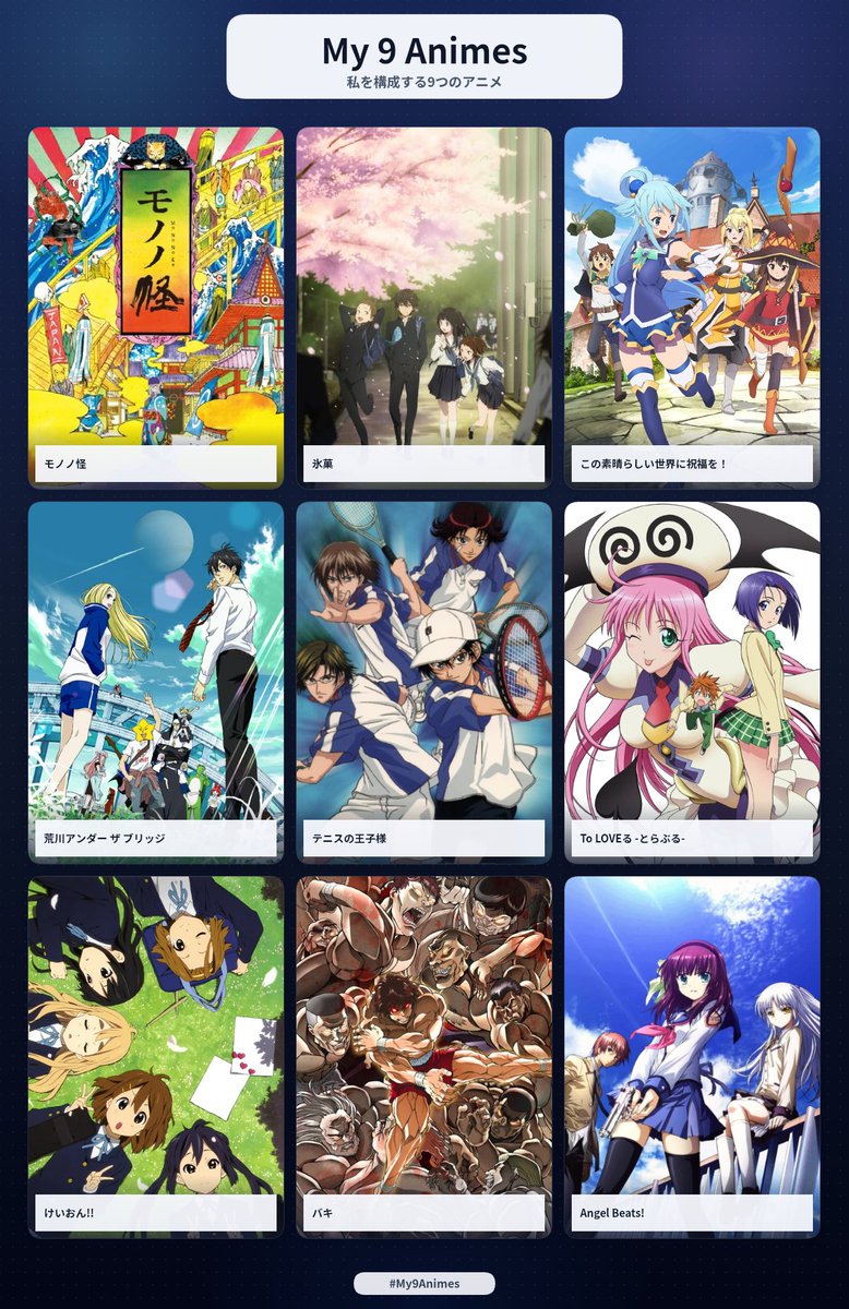 corocorokorone's tweet photo. よぉ〜く考えたらこっちが正しいかもしれない
#My9Animes #私を構成する9つのアニメ https://t.co/DKo8KaHN0R