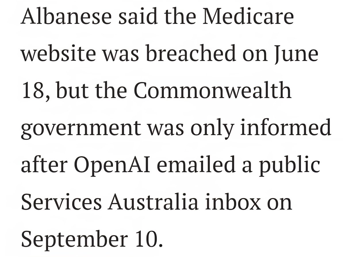 howlingplanet's tweet photo. "...a forensic investigation was under way with the assistance of the Australian Signals Directorate."
no Air Gap between robots and the main Gov platform.
ASD is (also) powered by US Base PineGap.
PineGapSeries on #ABCiView https://t.co/tmy0IS1u9F