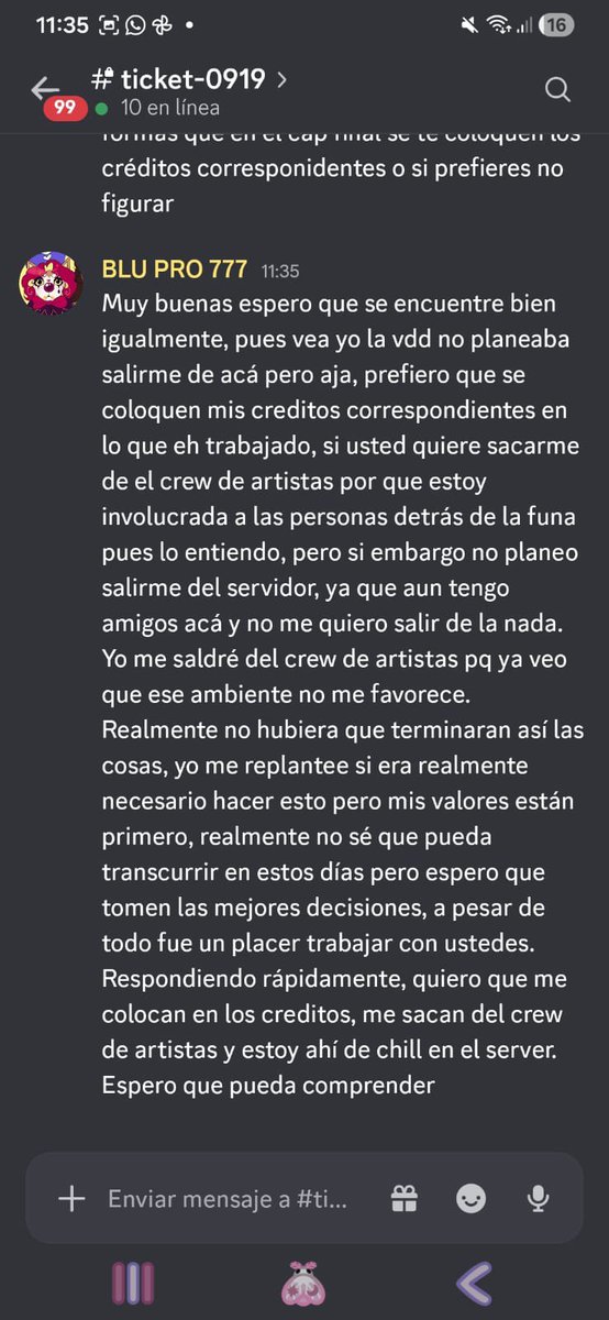 LURANTISthem's tweet photo. @FnafReSonance Baneo a uno de nuestros colegas injustificadamente, aunque bien nos apoyo en el proceso de la información y las evidencias, nunca incumplio una regla en el servidor y hasta tuvieron una conversación civilizada al respecto para ya luego faltar a su palabra. https://t.co/WmPAZAHoSr