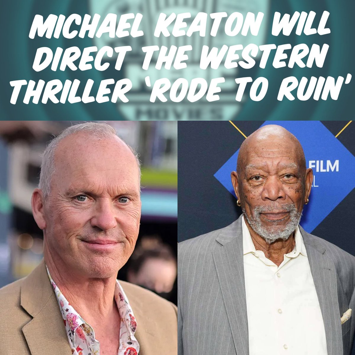 OneidaSixsmith's tweet photo. As someone who loves ‘Clean and Sober’, I’m here for this reunion. Oscar nominee Michael Keaton and Oscar winner Morgan Freeman are reuniting for the Western thriller ‘Rode to Ruin’, which Keaton is directing. This will be his 3rd time getting https://t.co/5PNk2li0Um