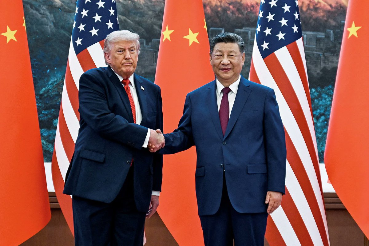 MonMpress's tweet photo. Трамп, Ши Жиньпин нарын уулзалт эхэллээ

https://t.co/PeMAuR2KtE

Ши Жиньпин лхагва гарагт Вашингтонд хүрэлцэн ирсэн бөгөөд энэ нь арав гаруй жилийн дараах АНУ-д хийж буй анхны айлчлал болж байна. https://t.co/umTRON04iX