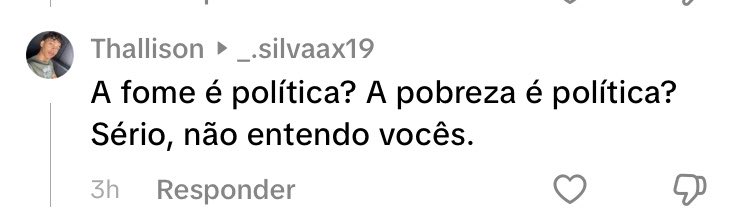 atenadesgracada's tweet photo. comentário mais burro que eu li hoje https://t.co/rEL4Komsws