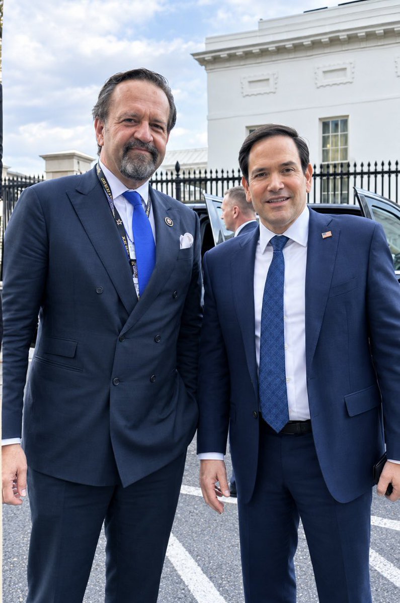 SebGorka's tweet photo. The permanent Presidential Commission has been signed. 

Only one other human has served as both Sectary of State and Assistant to the President for National Security, aka. National Security Advisor. 

Bravo to @marcorubio. 

@SecRubio: making America First a reality. 
@WhiteHouse